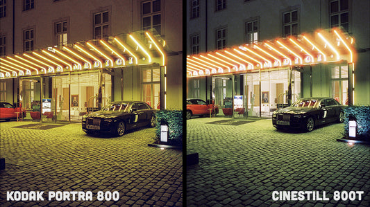 Portra 800 vs. CineStill 800T